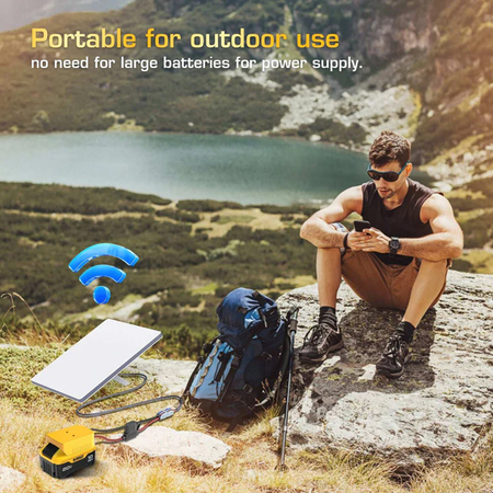 Adapter zasilający DC do Starlink Mini dla DeWalt