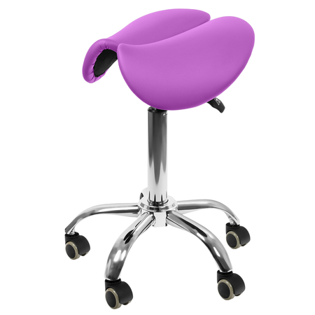 Ergonomiczny hoker regulowany SELLA fioletowy