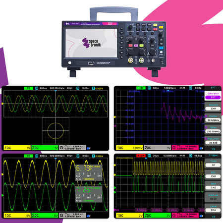 Oscyloskop Cyfrowy Spacetronik A2100 2CH 100MHz