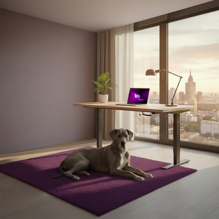 Stelaż biurkowy na korbkę Spacetronik SPE-114MB