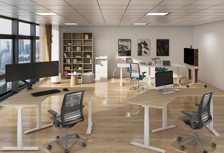 Spacetronik SPE-323TG elektrischer Tischständer