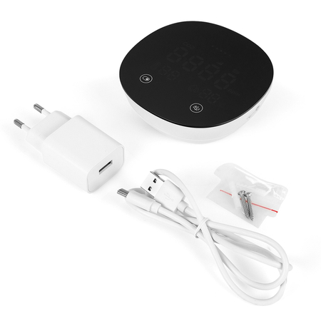 Drahtloser CO2-Sensor mit LED Tuya SL-DC02 3in1