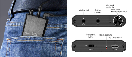 hi-Fi-Aux-Kopfhörerverstärker 35mm SPH-AA02