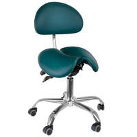 Ergonomiczny hoker regulowany SELLA niebieski