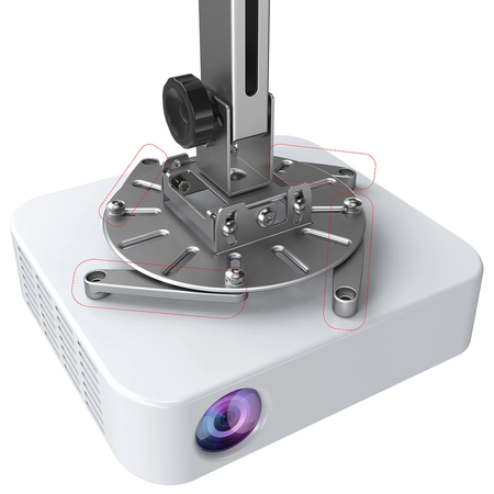 Zestaw do projektora 100" PRS-F04 + SPA-P02B + transmiter SPH-W32