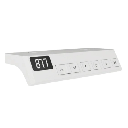 Zestaw biurko elektryczne regulowane Spacetronik SPEX123WM i krzesło regulowane SPCXD11