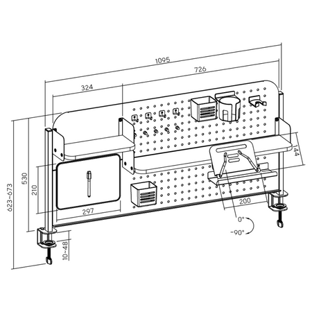 Nadstawka na Biurko Dziecięce Spacetronik SPB158