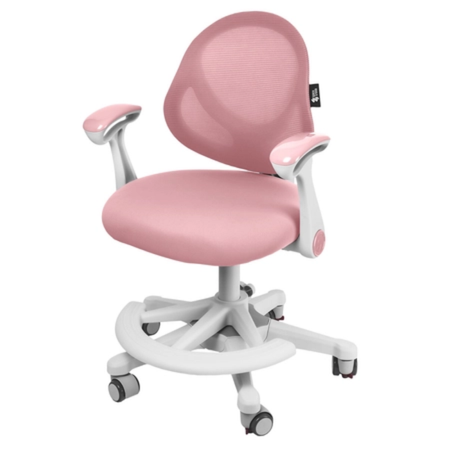 Zestaw Spacetronik: biurko regulowane 100×60 + krzesło dziecięce z podnóżkiem + nadstawka z pegboardem