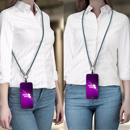 Kabel USB-C ze smyczą PD 240W 120cm BW