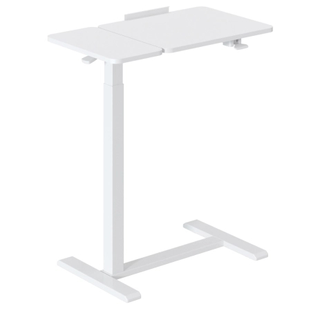 Zestaw wypoczynkowy fotel Spacetronik Flax 04M beżowy + stolik regulowany BUDDY