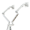 Podwójne Ramię do Monitora SPAF120LUW Białe