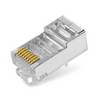 Wtyk RJ45 przelotowy kat5e FTP PT-RJ455FT-0 25szt