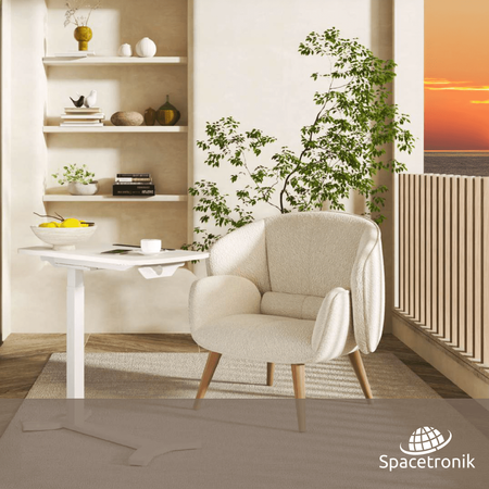 Buddy verstellbarer Trolley-Tisch schwarz