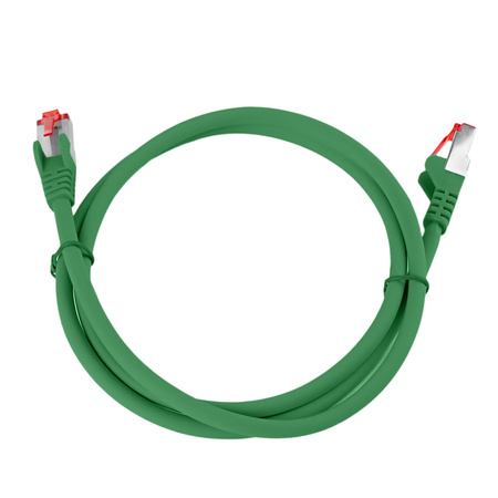 Kabel RJ45 CAT 6 S/FTP AWG27 LSZH zielony 5m
