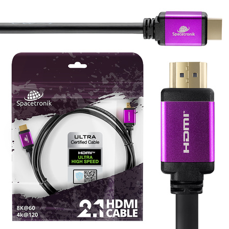 Kabel UHS HDMI 2.1 8K Spacetronik SH-SPR005 0,5m