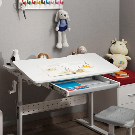 Biurko dziecięce regulowane XD SPE-X102W 90x60 cm