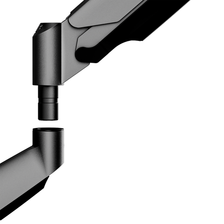 Uchwyt czarny na monitor Spacetronik SPAS110B