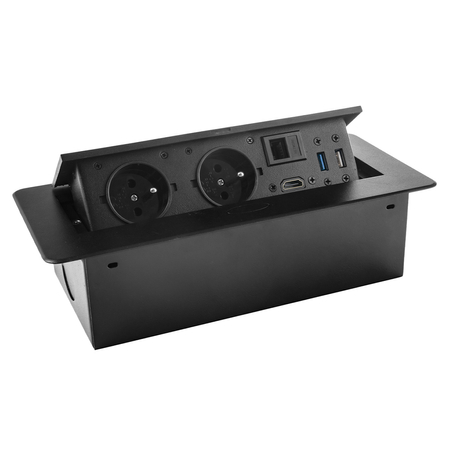 Spacetronik SPS-D26B Arbeitsplatten-Steckdosenöffnung