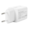 Ładowarka 2w1 USB-C USB PD Quick 35W 3.6A biała