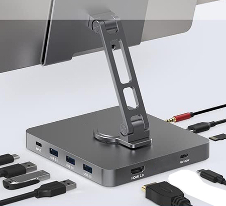 Podstawka na telefon Multiport USB-C 10w1 SPE-PB03