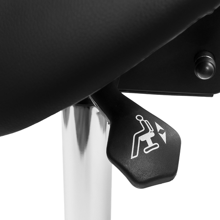 Ergonomisch verstellbarer Hocker SELLA schwarz