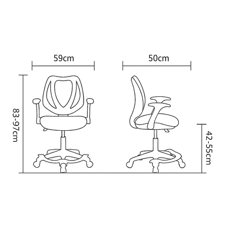 Krzesło dziecięce Spacetronik XD SPC-XD08P