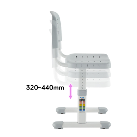 Biurko i Krzesło Dziecięce Spacetronik SPEX122WP