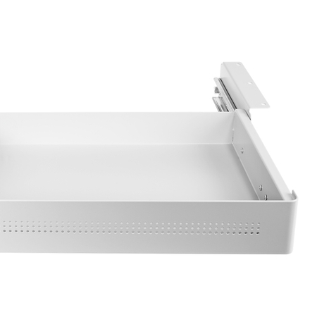 Under-Desk Storage Drawer Large Black