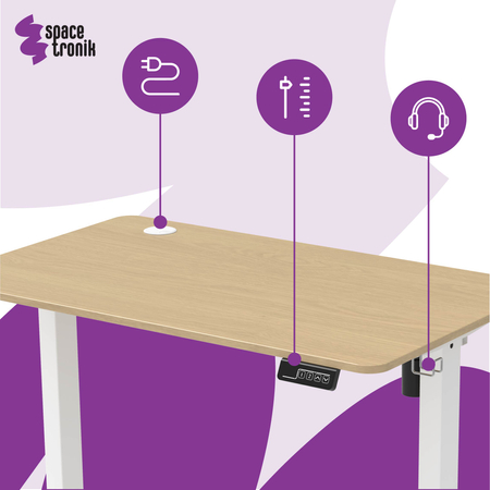 Elektryczne biurko Moris SPE-O111BR 120×60 cm