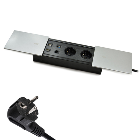 Gniazdo blatowe zasuwane Spacetronik SPS-S26S