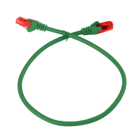 Kabel RJ45 CAT 6 U/UTP AWG24 zielony 5m