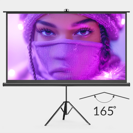 Ekran Projekcyjny ze Statywem 100" 4K Spacetronik