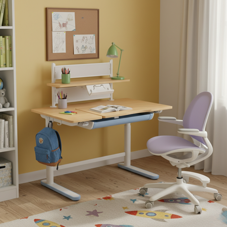 Elektrischer Schreibtisch mit Ablage Spacetronik SPE-X116AT