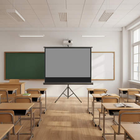 Ekran Projekcyjny ze Statywem 92" 4K Spacetronik