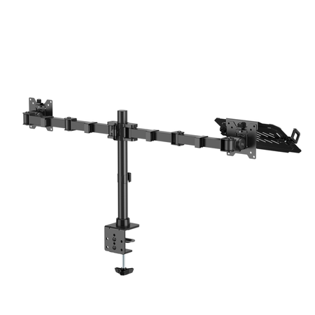 Zestaw monitor 27 cali 4K IPS Spacetronik SPA-M2701 i uchwyt na monitor i laptop Spacetronik SPA-121PRO