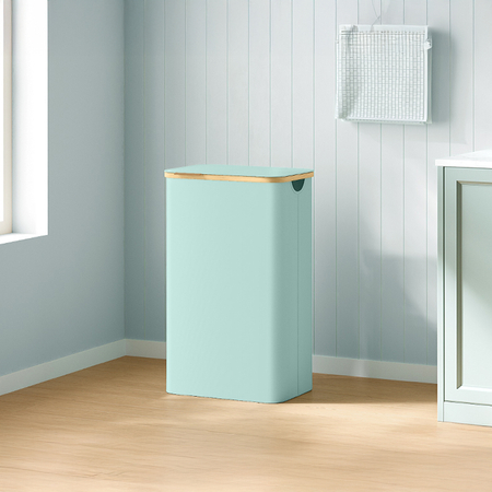 Kosz na pranie 90L 1 komorowy miętowy