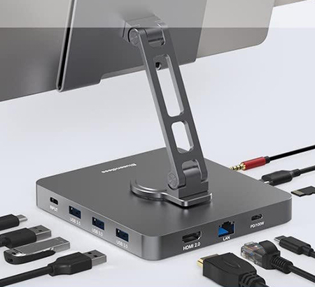 Uchwyt na tablet multiport USB-C 11w1 SPE-PB04