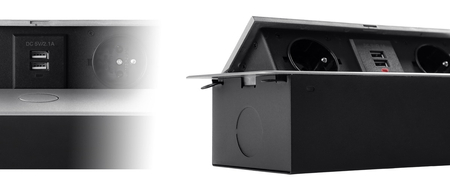 Gniazdo blatowe otwierane Spacetronik SPS-D24B