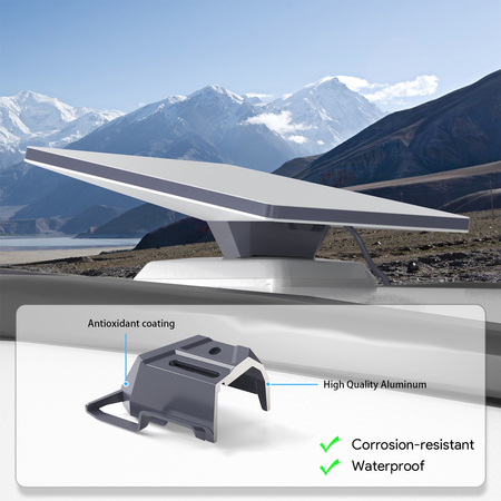 Aluminiowy uchwyt na dach do Starlink Mini