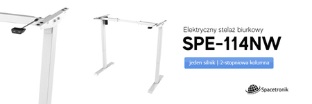 Spacetronik SPE-114NW elektrischer Tischständer