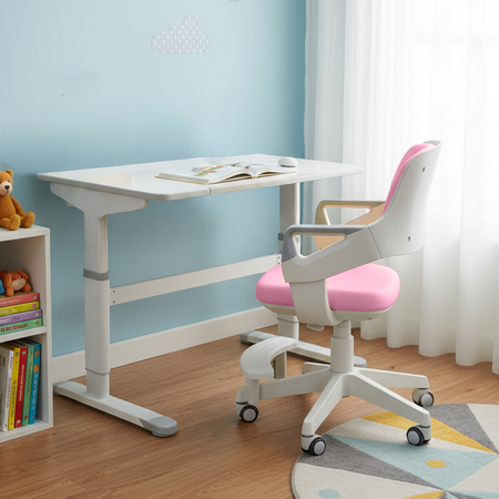 Fotel obrotowy dziecięcy Spacetronik XD SPC-XD09P Różowe