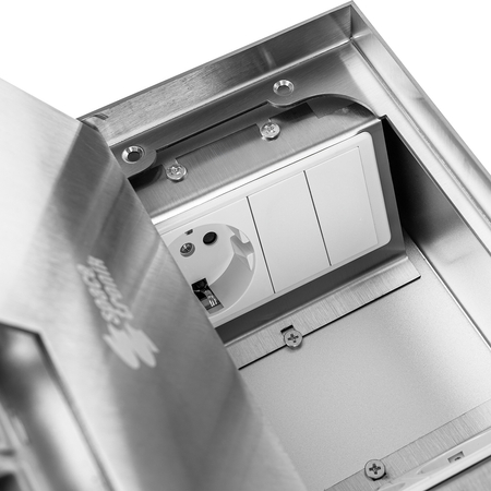 Gniazdo podłogowe puszka Spacetronik SPS-W22S_S3