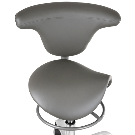 Ergonomiczny hoker regulowany SELLA szary