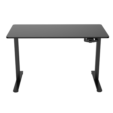 Zestaw ergonomiczny do biura krzesło LUMBO 22 + biurko manualne SPE-O113 100×60 czarne