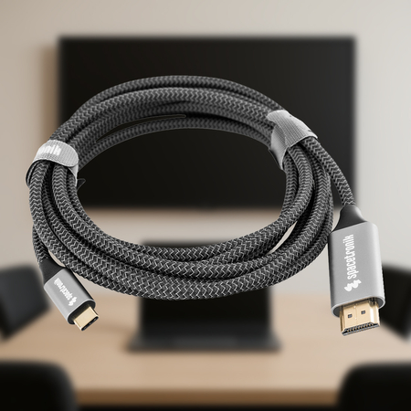 Kabel USB-C 3.1 HDMI 4K Spacetronik KCH-SPA050 5m