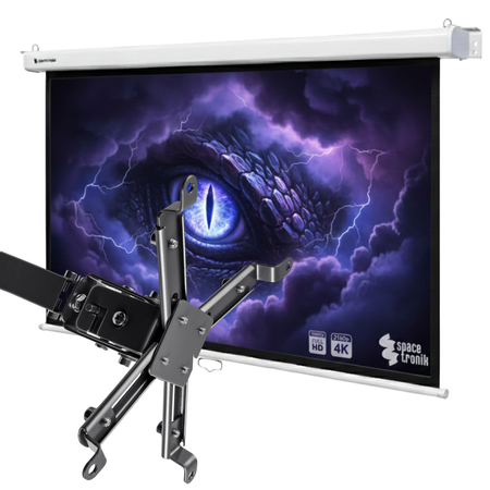 Zestaw ekran reczny 4K HD PVC EASY VIEW uchwyt SPA P01B