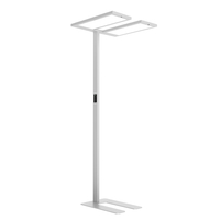 Podwójna lampa stojąca biurowa GLOW D24 Biała