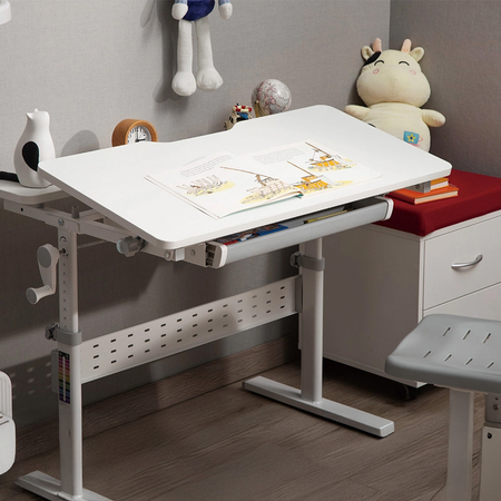 XD verstellbarer Kinderschreibtisch SPE-X102W 80x60 cm