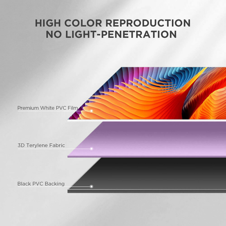 Elektrische Wandprojektionswand 84" 16:9