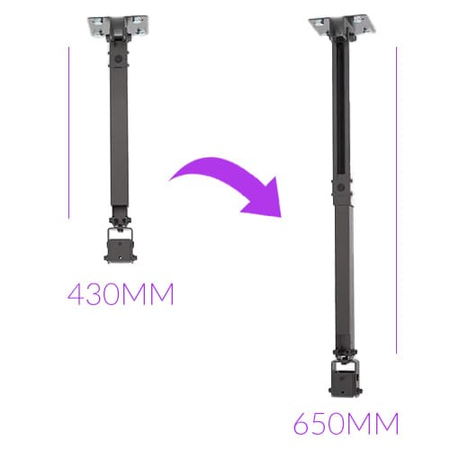 Uchwyt na projektor sufitowy Spacetronik SPA-P01B